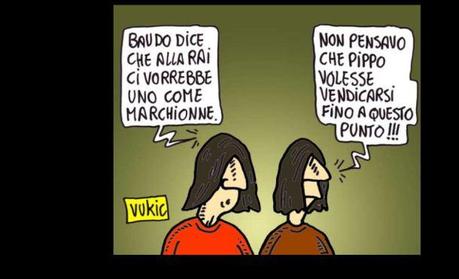 La satira politica del vignettista Marco Vukic – Marzo (2) – Dal nuovo lavoro di Fede alle Brigate Monti…