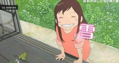 Nuovo spot per i bambini lupo di Hosoda