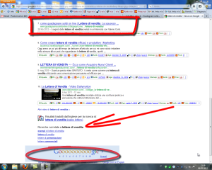 lettere di vendita prima pagina 300x240 Google prima pagina