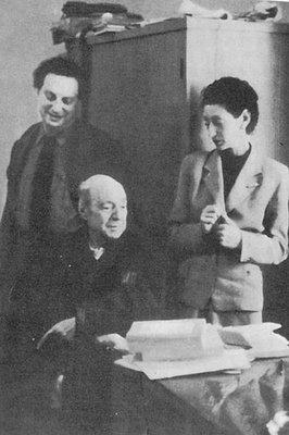 Carlo Levi, Umberto Saba e la moglie Lina