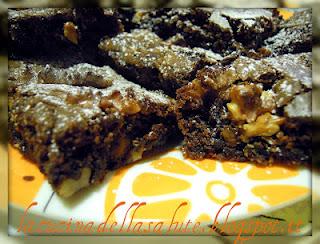 Brownies al cioccolato fondente e noci