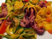 Fettuccine speck zucchine