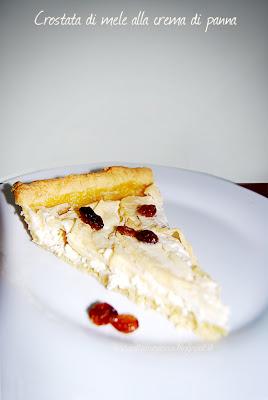 Crostata di mele alla crema di panna