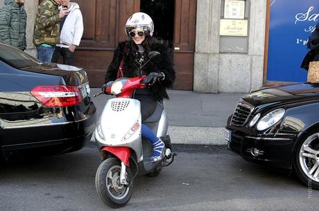 In the Street...Black Fur, Paris & Milan