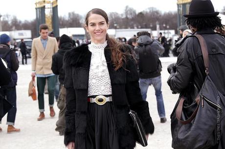 In the Street...Black Fur, Paris & Milan