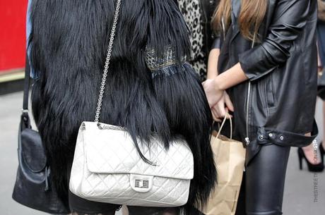 In the Street...Black Fur, Paris & Milan