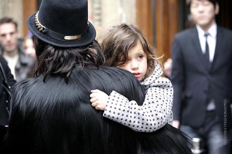 In the Street...Black Fur, Paris & Milan