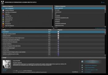 Videocorsi in italiano per Adobe Creative Suite
