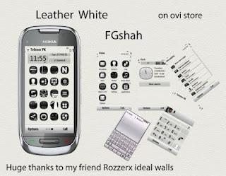 Leather white