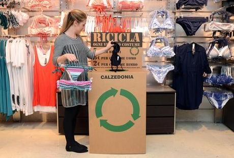 Calzedonia supervaluta e ricicla i tuoi costumi offrendoti uno sconto sull’acquisto del nuovo