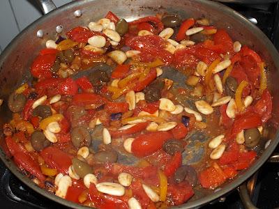 Pasta con verdure e mandorle