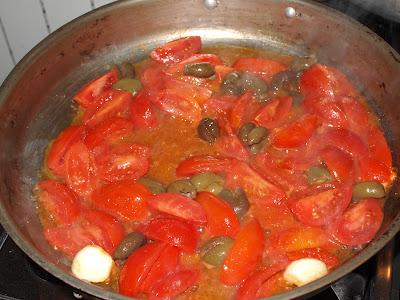 Pasta con verdure e mandorle