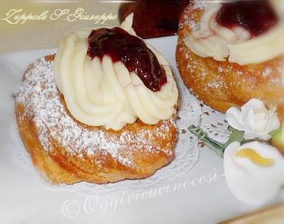 Le Zeppole di S. Giuseppe-Fritte e al Forno, le mie.