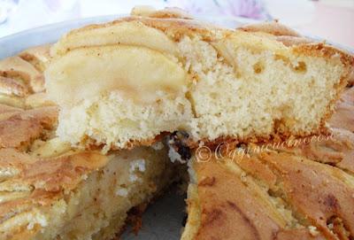 Chiffon Cake  alle Mele Speziata.Il dolce di mele delizioso!