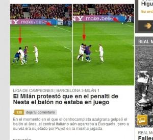 FOTO E VIDEO- MESSI DI RIGORE FA FUORI IL MILAN TRA LE POLEMICHE