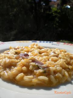 Risotto Zucca gialla e cipolle rosse di Tropea