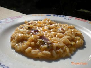 Risotto Zucca gialla e cipolle rosse di Tropea