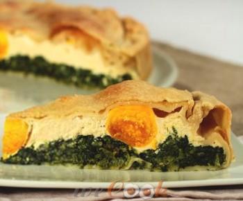 Torta pasqualina - Piatto ultimato Torta pasqualina - Piatto ultimato