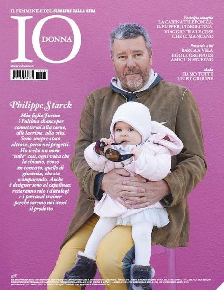 intervista al designer Philippe Starck sul numero di Io Donna in edicola da sabato 7 aprile.