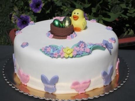 Torta decorata di Pasqua