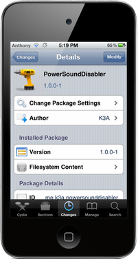 PowerSoundDisabler : Come Togliere Disabilitare vibrazione e suoni durante la ricarica dell’iPhone – Guida