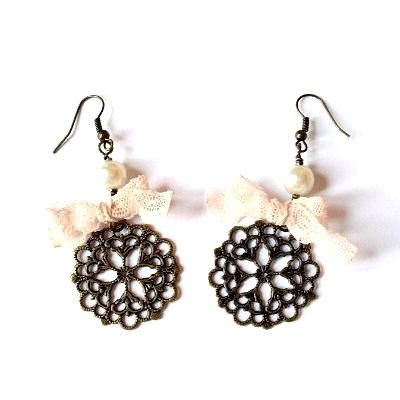 ORECCHINI Filigrane e perle