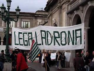 Lega ladrona Roma non perdona