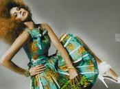 Blumarine Mimosa graphics sulle riviste