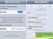 Timestamps, visualizzare data messaggi iPhone