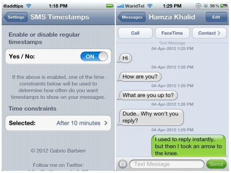 Schermata 2012 04 04 a 16.17.42 580x437 SMS Timestamps, visualizzare data e ora nei messaggi su iPhone
