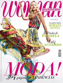 Linda Vojtova in Dolce & Gabbana su Woman Spain