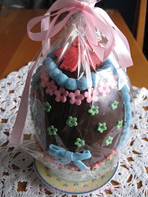 Uova di Cioccolato Pasquali decorate (Easter chocolate decorate eggs)