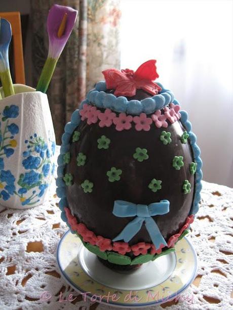 Uova di Cioccolato Pasquali decorate (Easter chocolate decorate eggs)