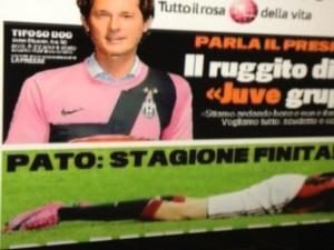 FOTO-ECCO LA PRIMA PAGINA DELLA GAZZETTA DELLO SPORT,CONTE ALL.JUVE POSSIBILITA’ CHE SIA COINVOLTO NEL….