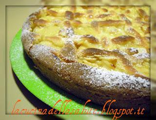 Crostata alla ricotta e pere