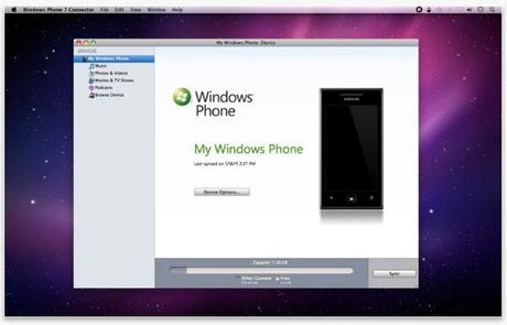 Download Windows Phone Connector : Il Mac sposa il Nokia Lumia 900, 800, 710 e 610