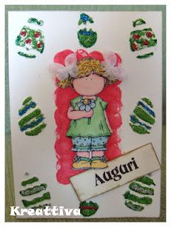 Un biglietto d'auguri pasquale