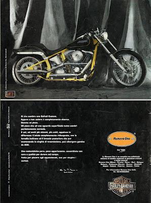 Pubblicità H-D Softail Custom 1995