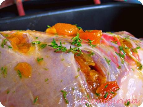 Recipe 50: Roast leg of lamb with apricot and thyme e I panni rilavati