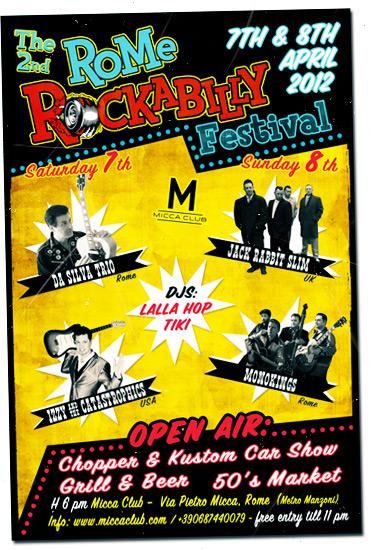 7 e 8 aprile “Rockabilly Festival 2012″ al Micca Club