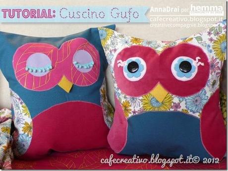 tutorial- cuscino gufo