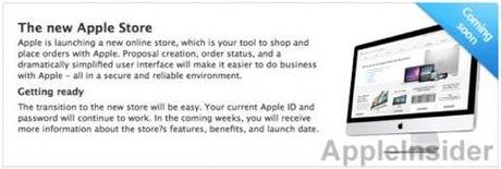 Apple sta per presentare una nuova versione dell’Apple Store on line