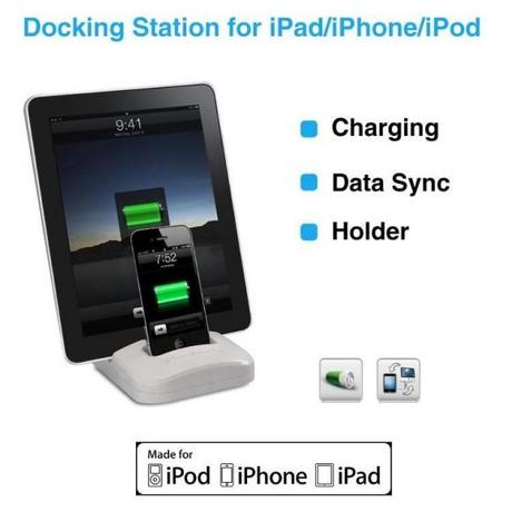 iDual Dock 2 580x580 Anycast Solutions presenta due nuovi Dock per iPhone, iPod e iPad: Dock HDMI e iDual Dock