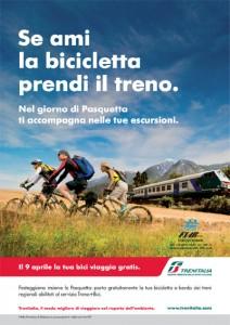 A Pasquetta prendi il treno e la bicicletta