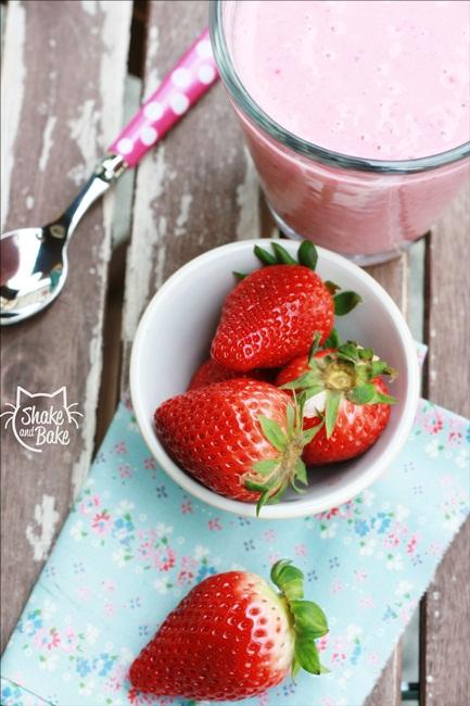 Smoothie alle fragole e soya