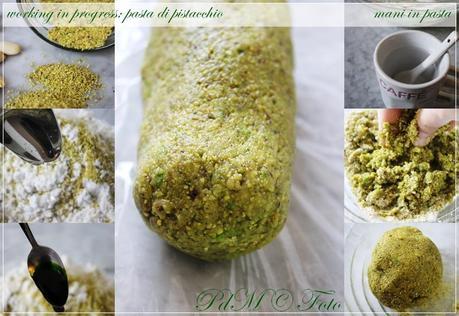 Pecorella di marzapane ripiena al pistacchio Pecorella di marzapane ripiena al pistacchio