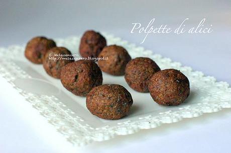 polpette di alici