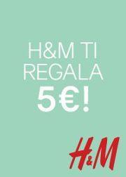 Due Buoni Spesa Coupon di 5€ da H&M; 2012