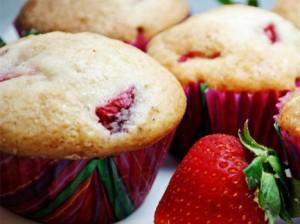 Muffins di Pasquetta alle fragole