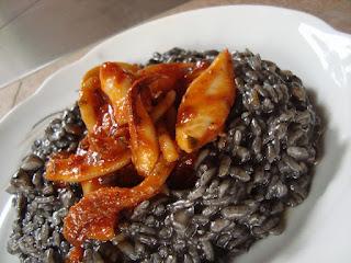 Risotto al nero di seppia.